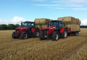 Calum Telfer's Two Marshall Bale Trailers